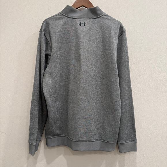 Under Armour Mens Storm SweaterFleece ¼ Zip Pullover XL Heather Gray Coldgear - Picture 2 of 7